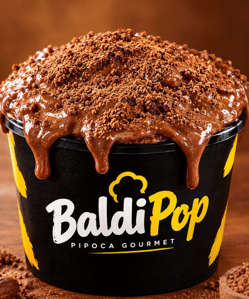 Pipoca gourmet sabor Ovomaltine